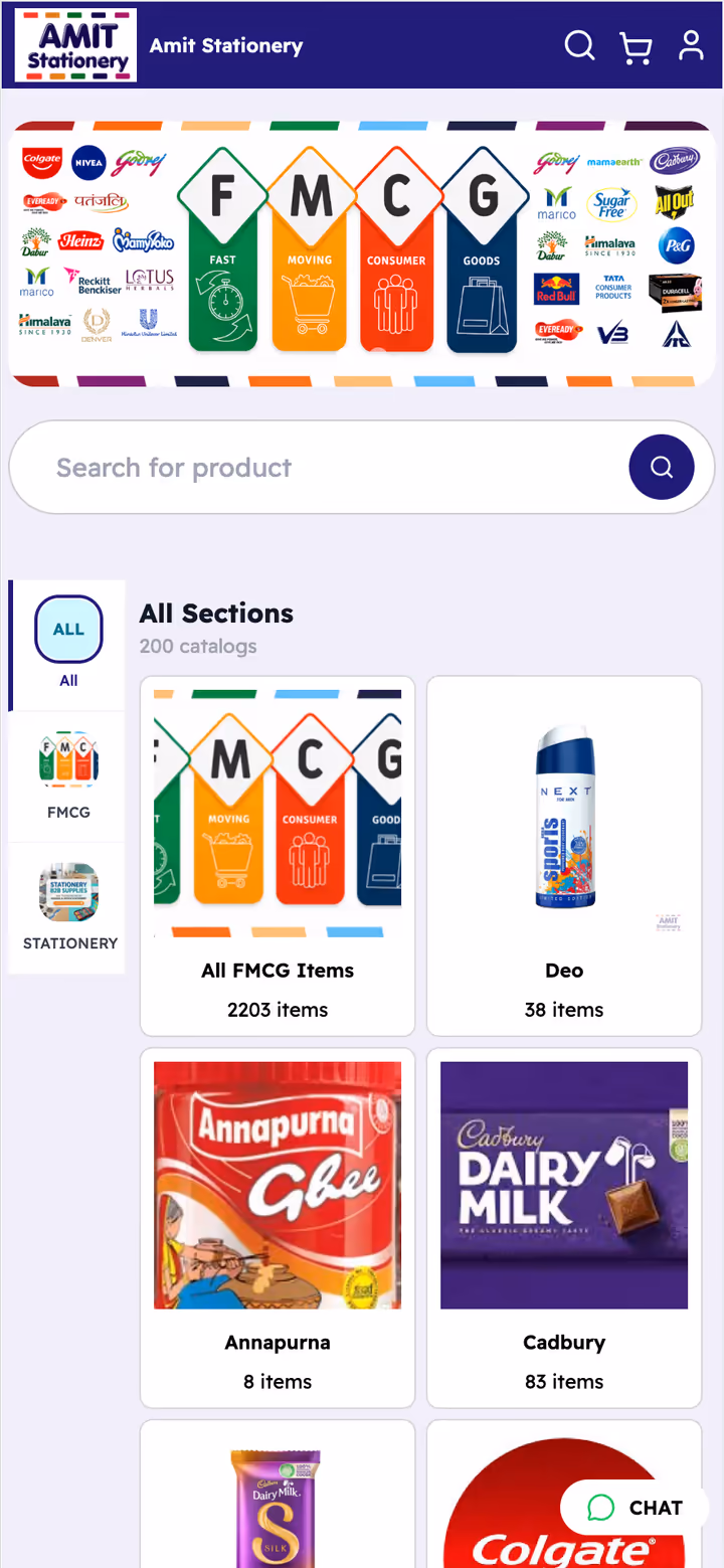 Amit Stationery — fmcg & grocery store on Catafy