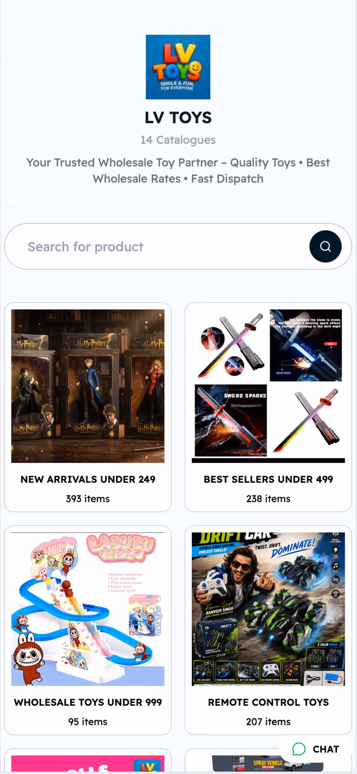 LV Toys store on Catafy