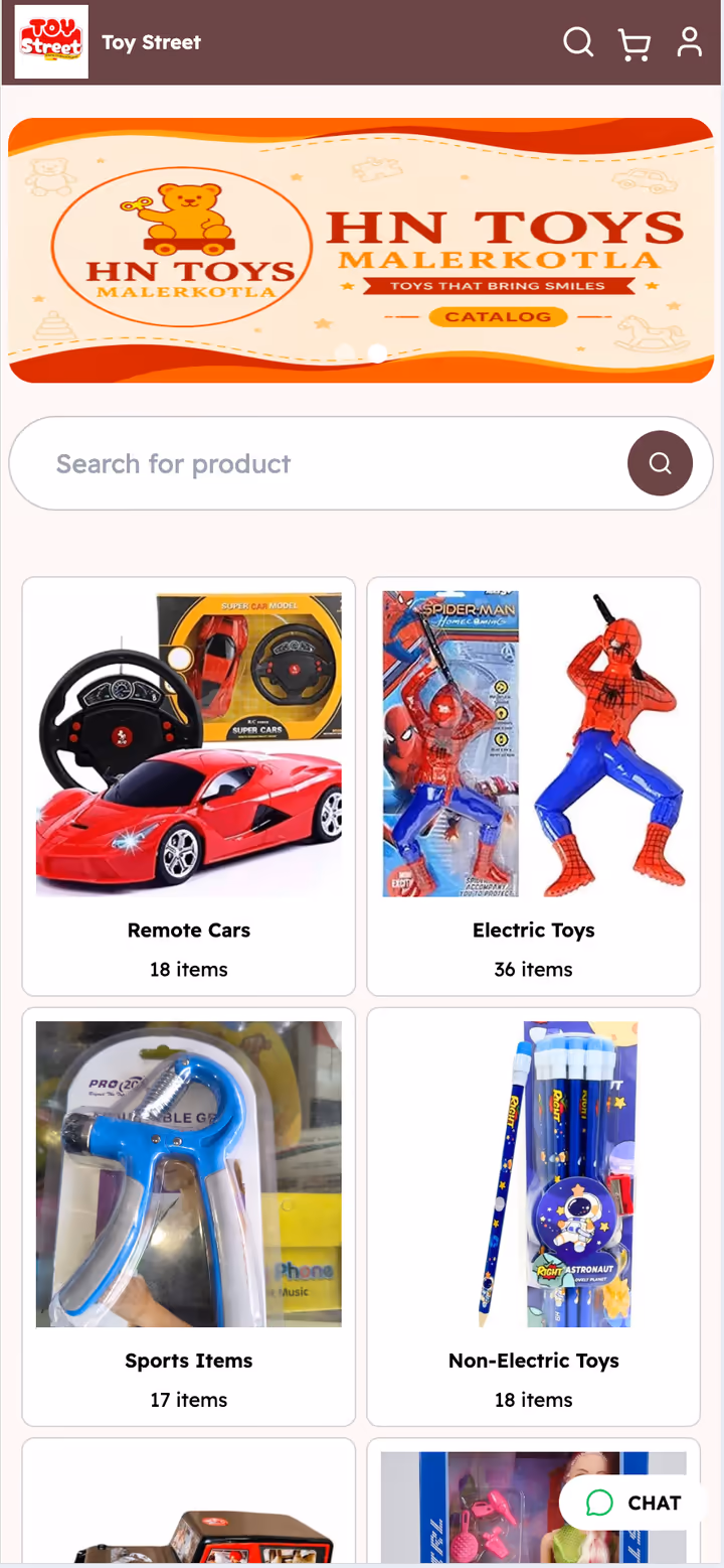 Toy Street · HN Toys store on Catafy